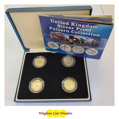 2003 Silver Proof 4-Coin Pattern Collection - BRIDGES